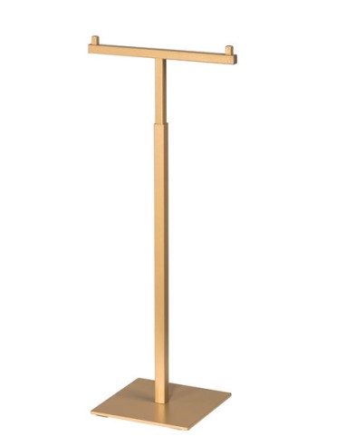 ESPOSITORE A T BORSE FOULARD REGOLABILE ORO GOLD