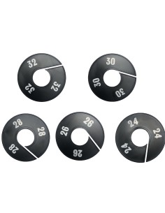 SEGNATAGLIE KIT TESTO BIANCO/FONDO NERO 24-32