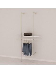 KIT ARREDO MENSOLA APPENDIABITI SATINATO VERSATILE 2