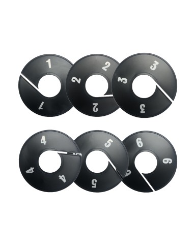 KIT  1° ALLA 6° SEGNATAGLIE INTIMO BIANCO/FONDO