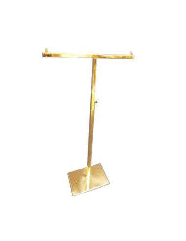 ESPOSITORE A T PORTABORSE REGOLABILE 30/60cm ORO L