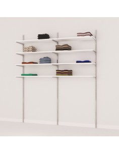 KIT ARREDAMENTO 3 MONTANTI CON 8 RIPIANI  240 cm RIA