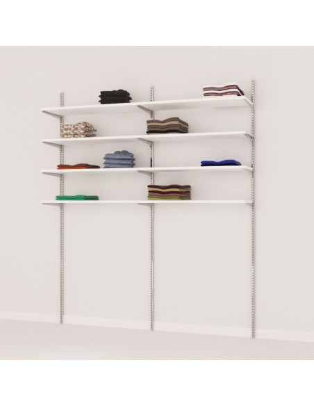 KIT ARREDAMENTO 3 MONTANTI CON 8 RIPIANI  240 cm RIA