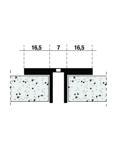 CREMAGLIERA A T MONTANTE PER CARTONGESSO H240 cm