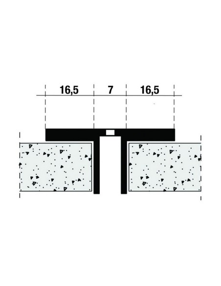 CREMAGLIERA A T MONTANTE PER CARTONGESSO H240 cm
