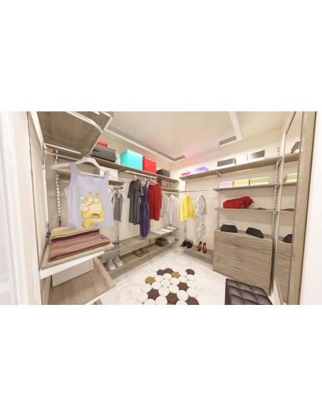 ARREDAMENTO PROFESSIONALE NEGOZIO CABINA ARMADIO STANZA 9 mq