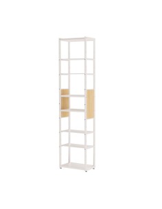 ARREDO AUTOPORTANTE CAGE STRUTTURA BIANCO/ACERO