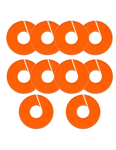 KIT 10 DISCHETTI  SEGNATAGLIE NEUTRO ARANCIO