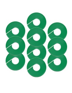 KIT 10 DISCHETTI SEGNATAGLIE NEUTRO VERDE