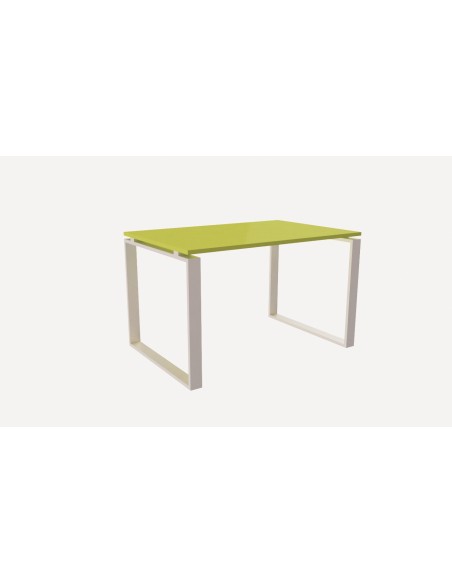 BANCO SCRIVANIA 120x80 cm BIANCO/VERDE LIME