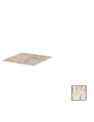 RIPIANO MENSOLA QUADRATA  60x60 cm SP.18mm VINTAGE