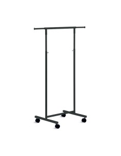 STENDER REGOLABILE IN ALTEZZA 116/190 NERO DA 60cm