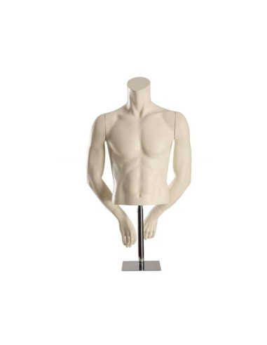TORSO BUSTO UOMO CON BASE CON BRACCIA DIETRO