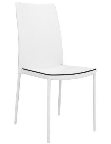 SEDIA CON RIVESTIMENTO IN ECOPELLE