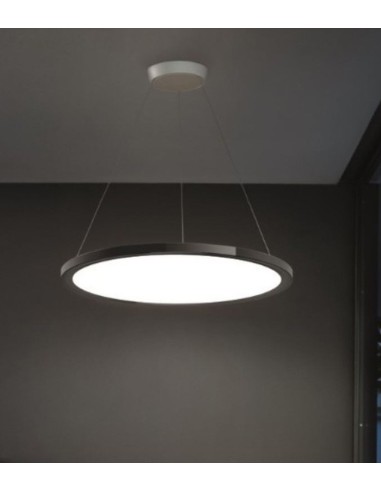 LAMPADA A SOSPENSIONE STILNOVO HINOMARU Ø67 NICHEL NERO