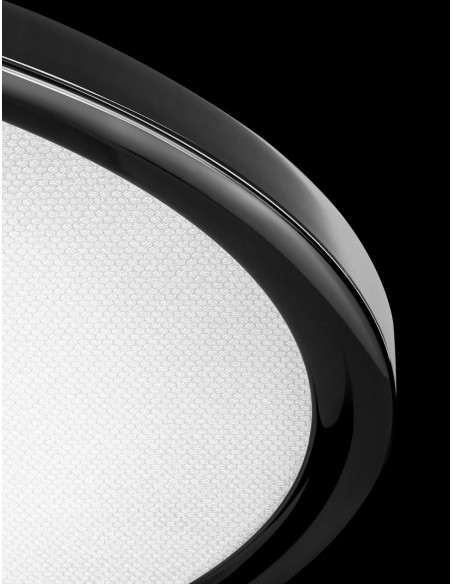 LAMPADA A SOSPENSIONE STILNOVO HINOMARU Ø67 NICHEL NERO