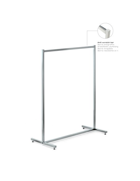 STENDER FISSO TUBO QUADRO  H  130 cm L 100 cm