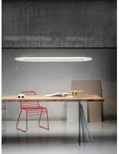 LAMPADA A SOSPENSIONE STILNOVO OPTI-LINE BIANCO