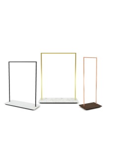 STENDER GONDOLA  BASE TUBO QUADRO H155x115/85/55cm