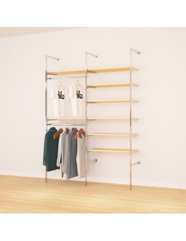 KIT ARREDAMENTO MONTANTE 8 RIPIANI DA 90 cm 2 APPENDERIA 90cm