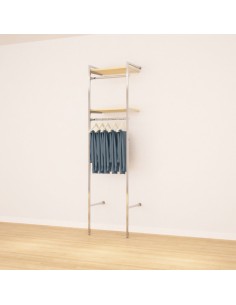 KIT ARREDAMENTO MONTANTE 2 RIPIANI 2 APPENDERIA DA 60 cm