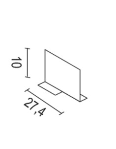 DIVISORIO IN PLEXIGLASS TRASPARENTE PER ESPOSITORE