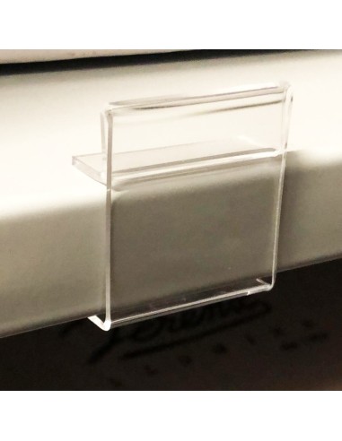 PORTACARTELLO 4x4 cm sp. 27 mm