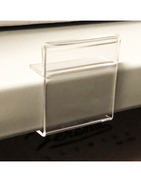 PORTACARTELLO 4x4 cm sp. 27 mm