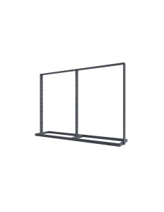 STRUTTURA GONDOLA DOPPIA IRON SERIE1 207x47xH148cm