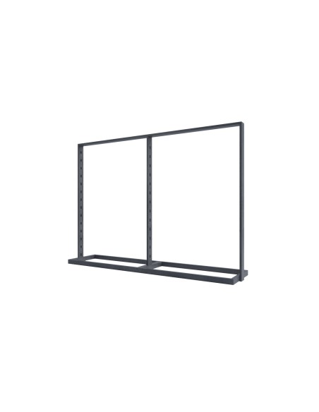 STRUTTURA GONDOLA DOPPIA IRON SERIE1 207x47xH148cm