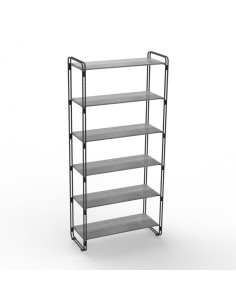 KIT SCAFFALE 6 RIPIANI LEGNO TONDINO EDILE