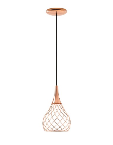 LAMPADA A SOSPENSIONE STILNOVO MONGOLFIER Ø26 ORO ROSA