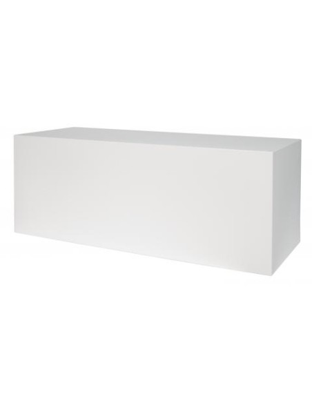 SGABELLO POUF CUBO IN PLASTICA 100x40x40 cm