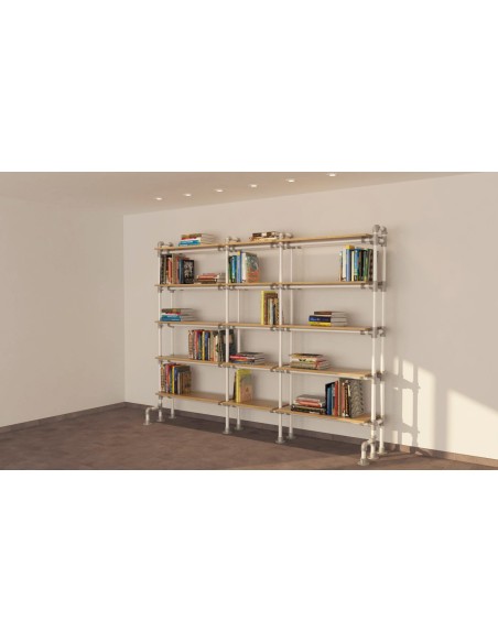 KIT ARREDAMENTO COMPONIBILE INDUSTRIAL DA 260 cm H 200 cm