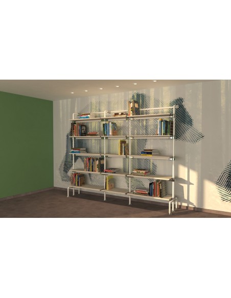 KIT ARREDAMENTO AUTOPORTANTE COMPONIBILE DA 260cm H 200 cm