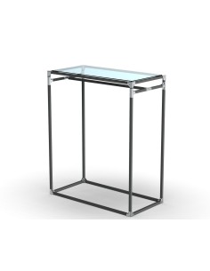 GONDOLA STRUTTURA CON GIUNTI  APPENDERIA E RIPIANO GIUNTI CROMATI