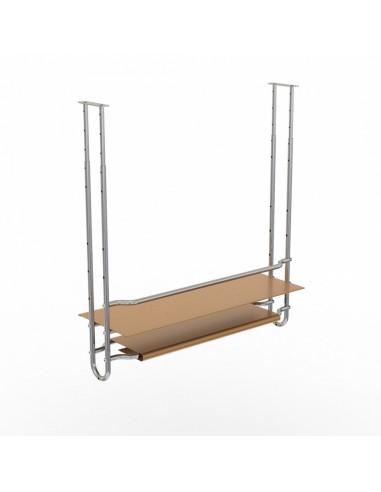 KIT STRUTTURA MENSOLA BAR CON PORTA BICCHIERE