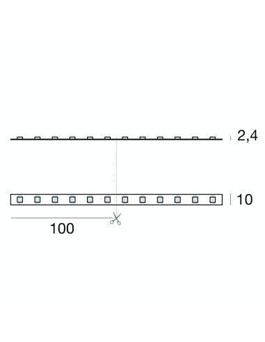 RIBBON 5mt 3000K 12W/m 24V
