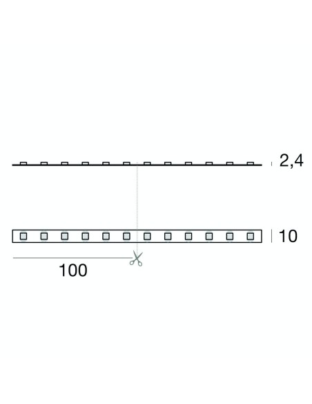 RIBBON 5mt 3000K 12W/m 24V