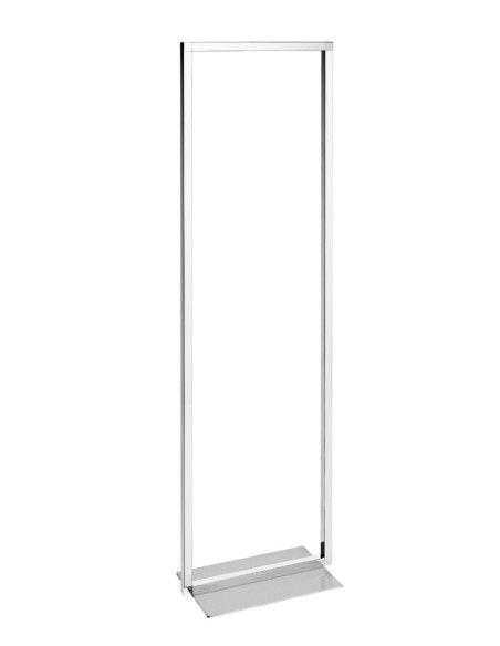 STENDER SEMPLICE CON BASE IN METALLO 45 cm 151 cm PER SUPPORTI
