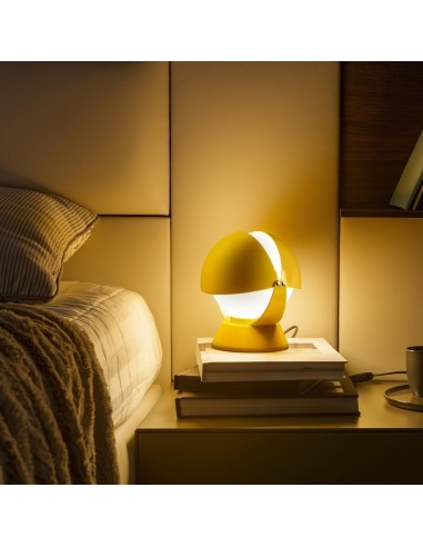LAMPADA DA TAVOLO STILNOVO BUONANOTTE GIALLO