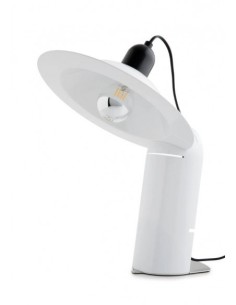 LAMPADA DA TAVOLO STILNOVO LAMPIATTA BIANCO