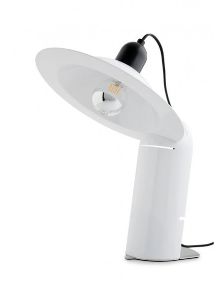 LAMPADA DA TAVOLO STILNOVO LAMPIATTA BIANCO