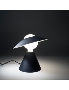 LAMPADA DA TAVOLO STILNOVO FANTE NERO / BIANCO 2
