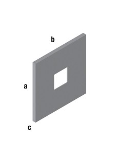 BORCHIA PIASTRA COPRIVITI PER COLONNA CREMAGLIERAT