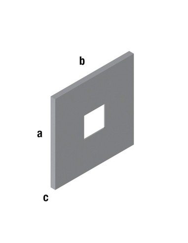 BORCHIA PIASTRA COPRIVITI PER COLONNA CREMAGLIERAT