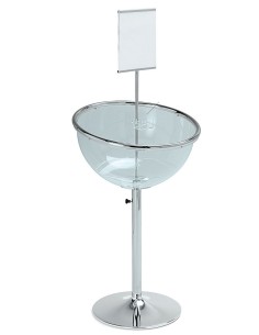 BANCARELLA CESTA PORTACOSMETICI TRASPENTE