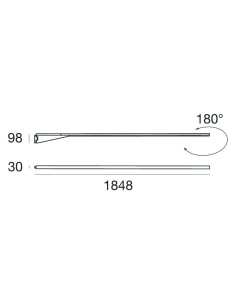 LAMPADA A PARETE STILNOVO XILEMA REGOLABILE BIANCO 2