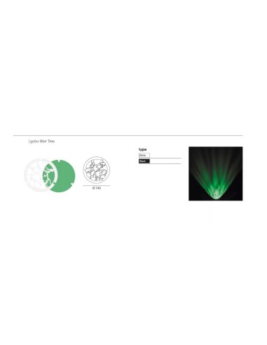 STILNOVO 2NIGHTS FILTRI OPZIONALI "TREE" BIANCO