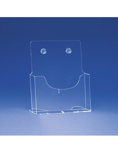 PORTA BROCHURES CON FORI PER FORMATO A4 CON ATTACCO PANNELLO DOGATO